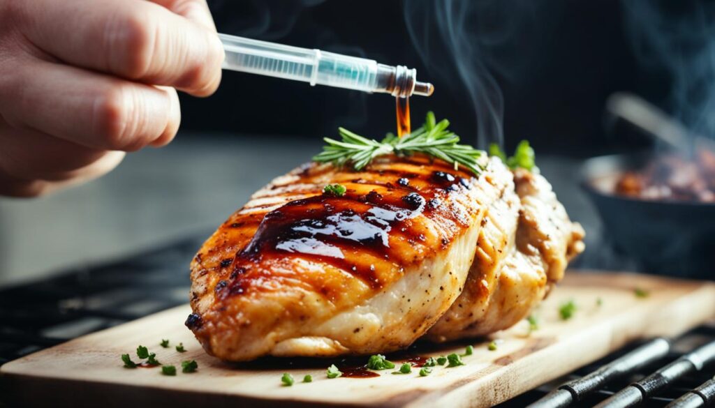 Injecting Flavors into Chicken