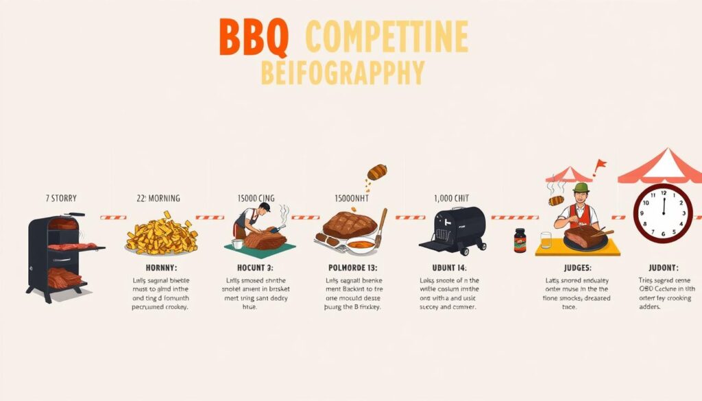 BBQ competition timeline