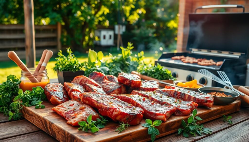 BBQ meat preparation