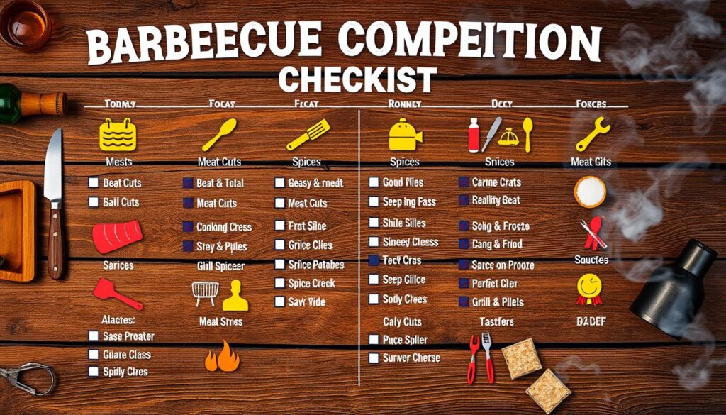 Competition BBQ Checklist